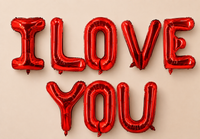 "I Love You" Balloon Sign