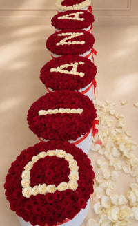 Custom Name Rose Boxes