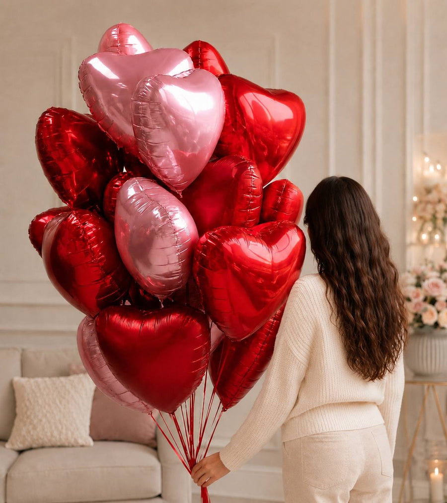 LaFia heart balloons add-on
