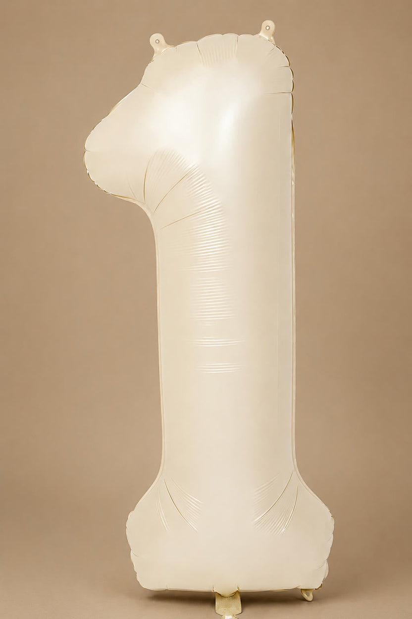Giant foil number balloon for a birthday - LaFia Flowers