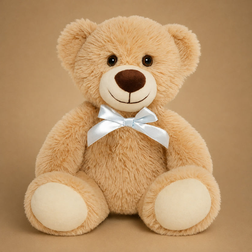 Soft plush teddy bear add-on for flower delivery - LaFia Flowers